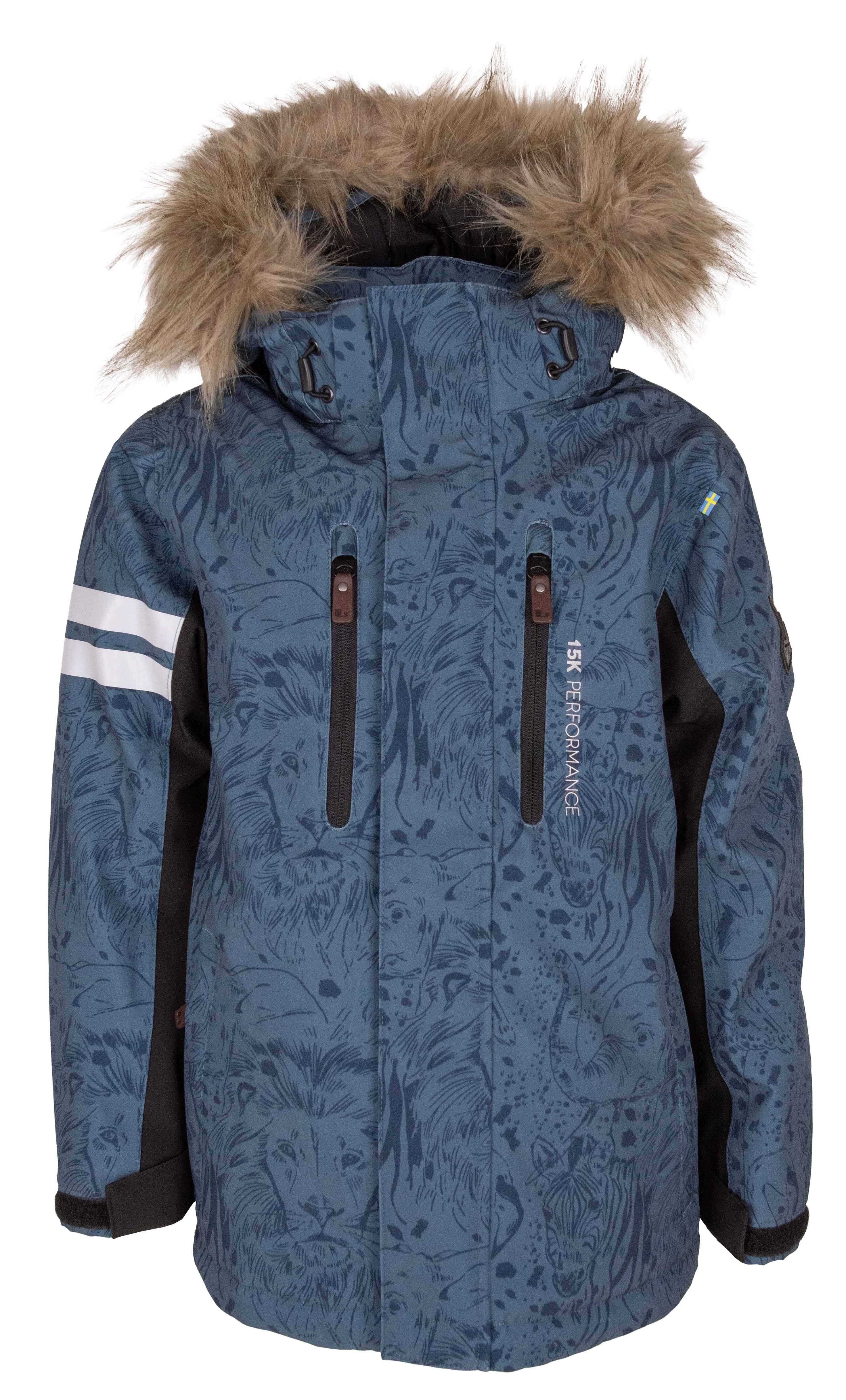 Lindberg Colden Vinterjacka Barn & Junior Denim Blue