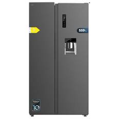 Cecotec Bolero CoolMarket SBS 562 Dark D. 177 cm hoch und 90 cm breit, Klasse D, Multi Air Flow System, Total No Frost, Inverter Plus Motor