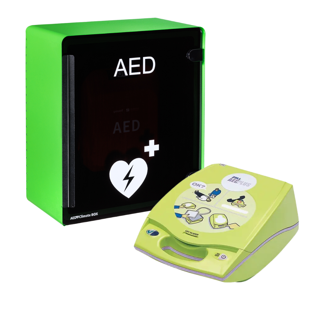 ZOLL AED Plus med DefiSign Nox utomhusskåp