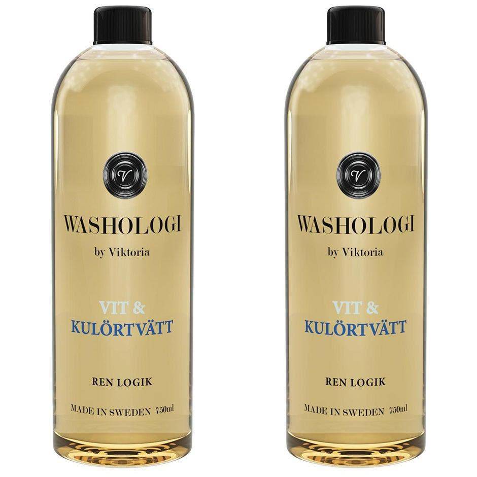 2st Washologi Vit & Kulörtvätt Cotton Flower - 750 ml