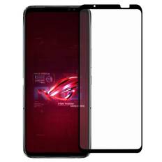 Full-fit Hærdet Glas Skærmbeskytter Asus ROG Phone 6/6 Pro sort