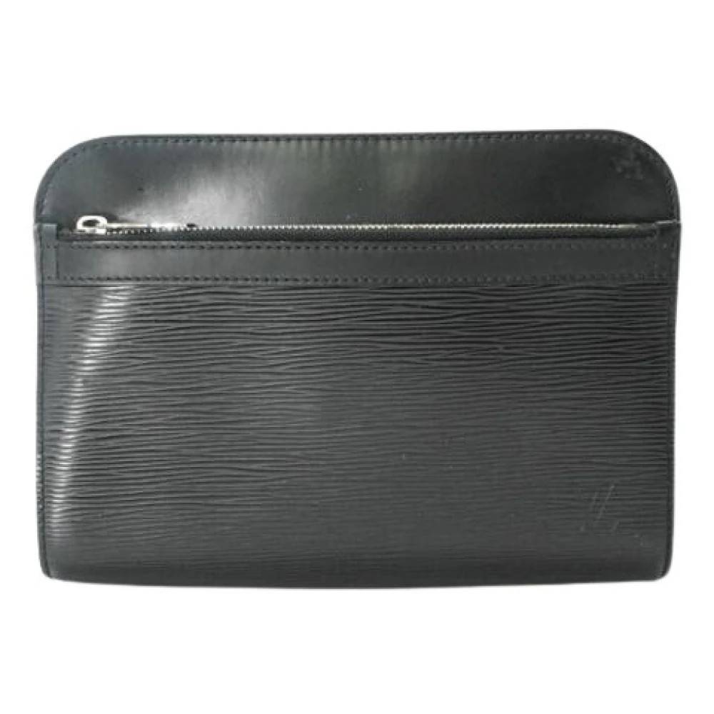 Louis Vuitton Vintage Pre-owned Clutch taske - Vintage - Dame - Sort - ONE SIZE - Læder