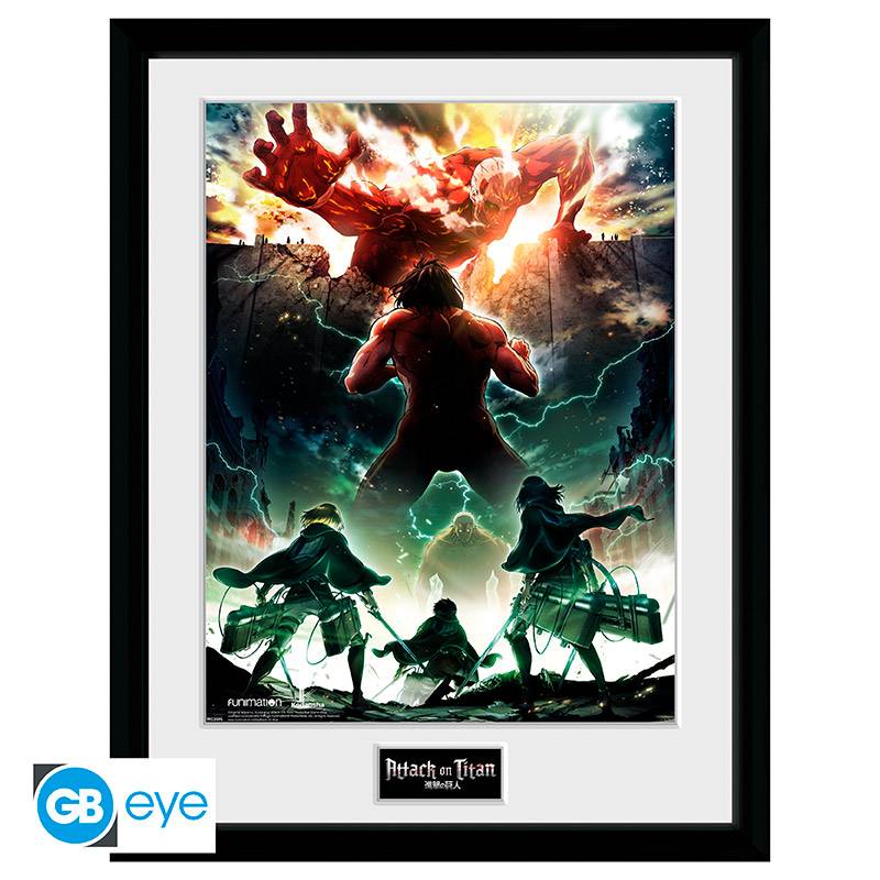 Attack on Titan Framed print Key Art (30x40)