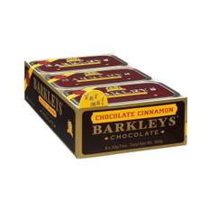6 st Barkleys Chocolate Cinnamon Intense Dark Chocolate - Godis med Smak av Kanel och Mörk Choklad 50 g - Hel Låda