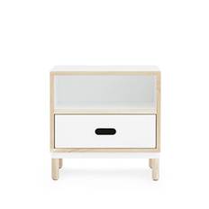 Normann Copenhagen Kabino Sengebord M. 1 Skuffe - Hvid