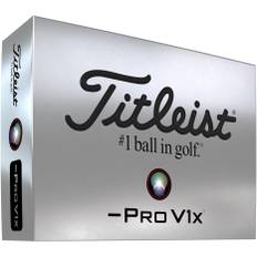 Titleist Pro V1x Left Dash Golfbälle, white