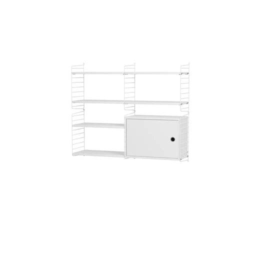 Reol, Living room R fra String Hvid - hvid - Jacobsen Plus