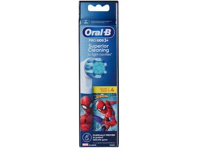 Oral-B Spiderman påfyllning tandborsthuvuden 4 pack