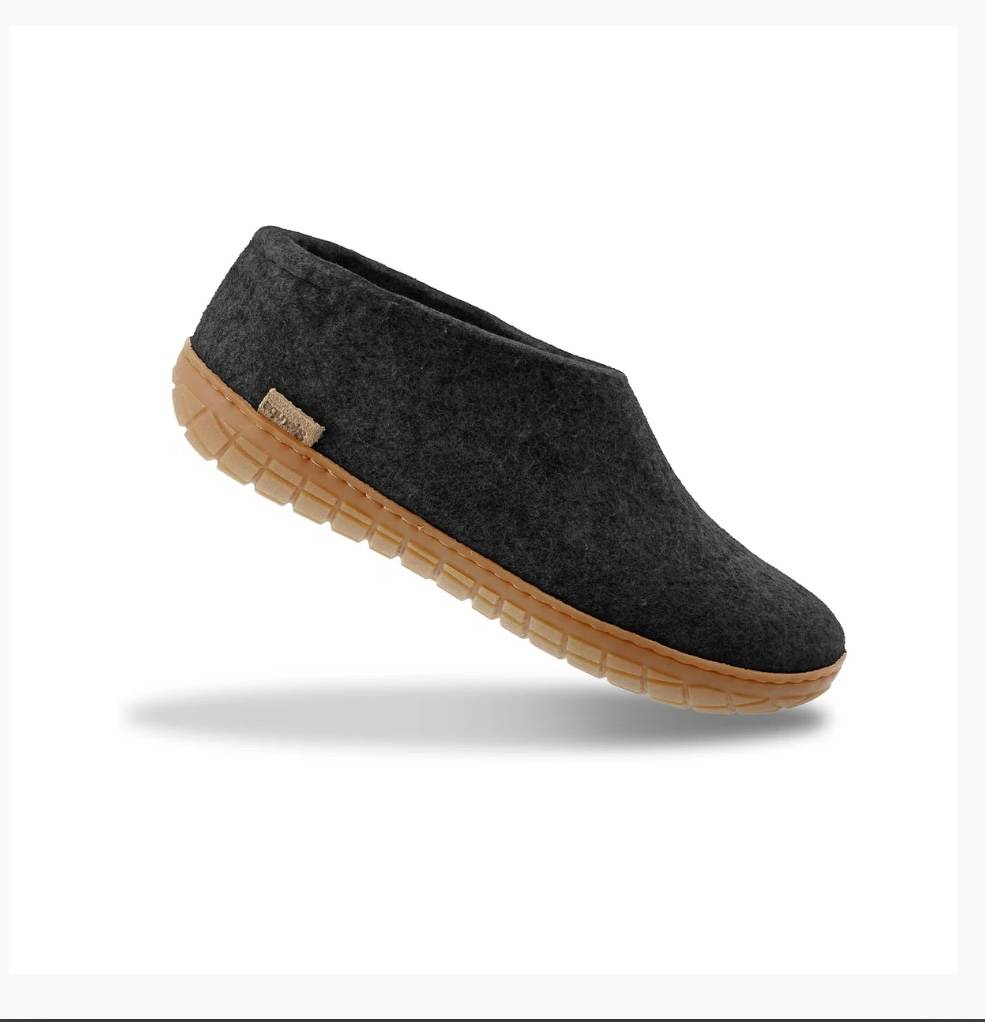 Glerups sko m. lys gummisål - koksgrå (unisex) 39