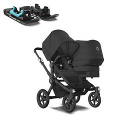 bugaboo Søskendevogn Donkey 5 Duo Complete Black / Mid night Black Køreblade