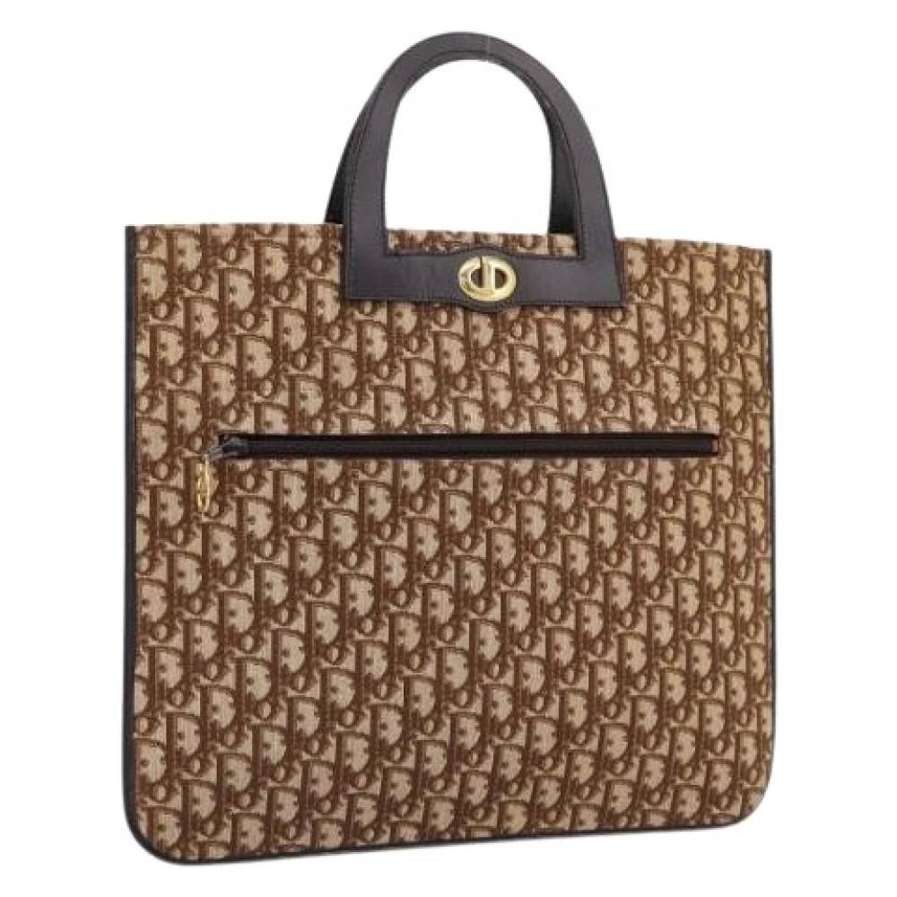 Dior Vintage Pre-owned Canvas dior-tasker - Vintage - Dame - Brun - ONE SIZE -