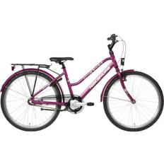 "Lynx 24"" 3-vxl juniorcykel, Matt lila, Barn, 38"