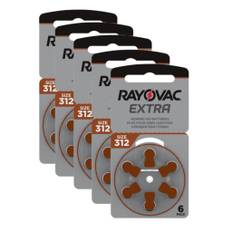RAYOVAC Rayovac Extra Advanced ACT 312 brun 5-pack 4563-1-5