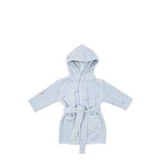 LITTLE DUTCH Bathrobe Embroidered |Blå |86/92