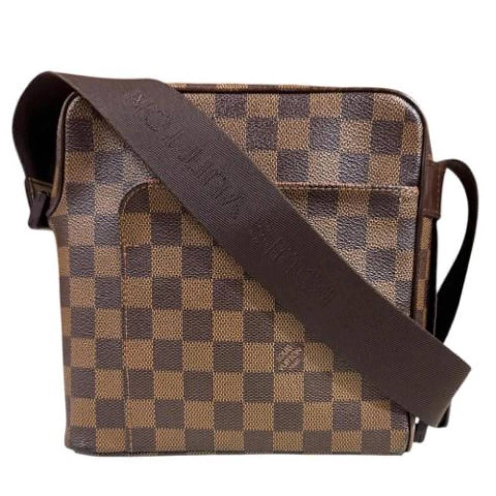 Louis Vuitton Vintage Pre-owned Damier Skuldertaske - Vintage - Dame - Brun - ONE SIZE - Uld