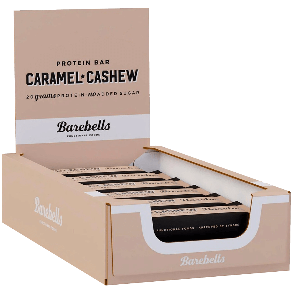 Barebells Protein Bar Caramel Cashew - 10x55g. - Proteinbar