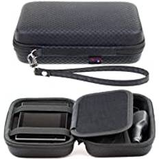 Svart hårt bärväska för Garmin Zumo XT 595LM 396LMT-S 346LMT-S 395LM 345LM 590LM 340LM 390LM 300 346 396 4,3 tum 5 tum GPS Sat Nav med tillbehörslagring och snodd