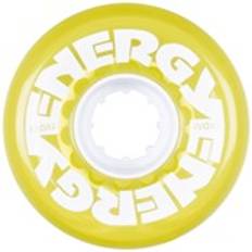 Energy 62 - 62mm/78a Roller Skate Wheels - Clear Yellow