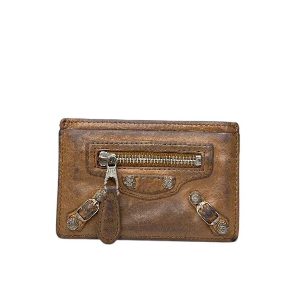 Balenciaga Vintage Pre-owned Vintage Kortholder - Vintage - Dame - Brun - ONE SIZE - Uld