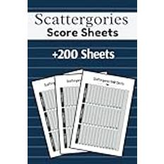 Scattergories Score Record Sheets: +200 Sheet for Record and Playing Scattergories Board Game - 6x9 inch, 121 pages