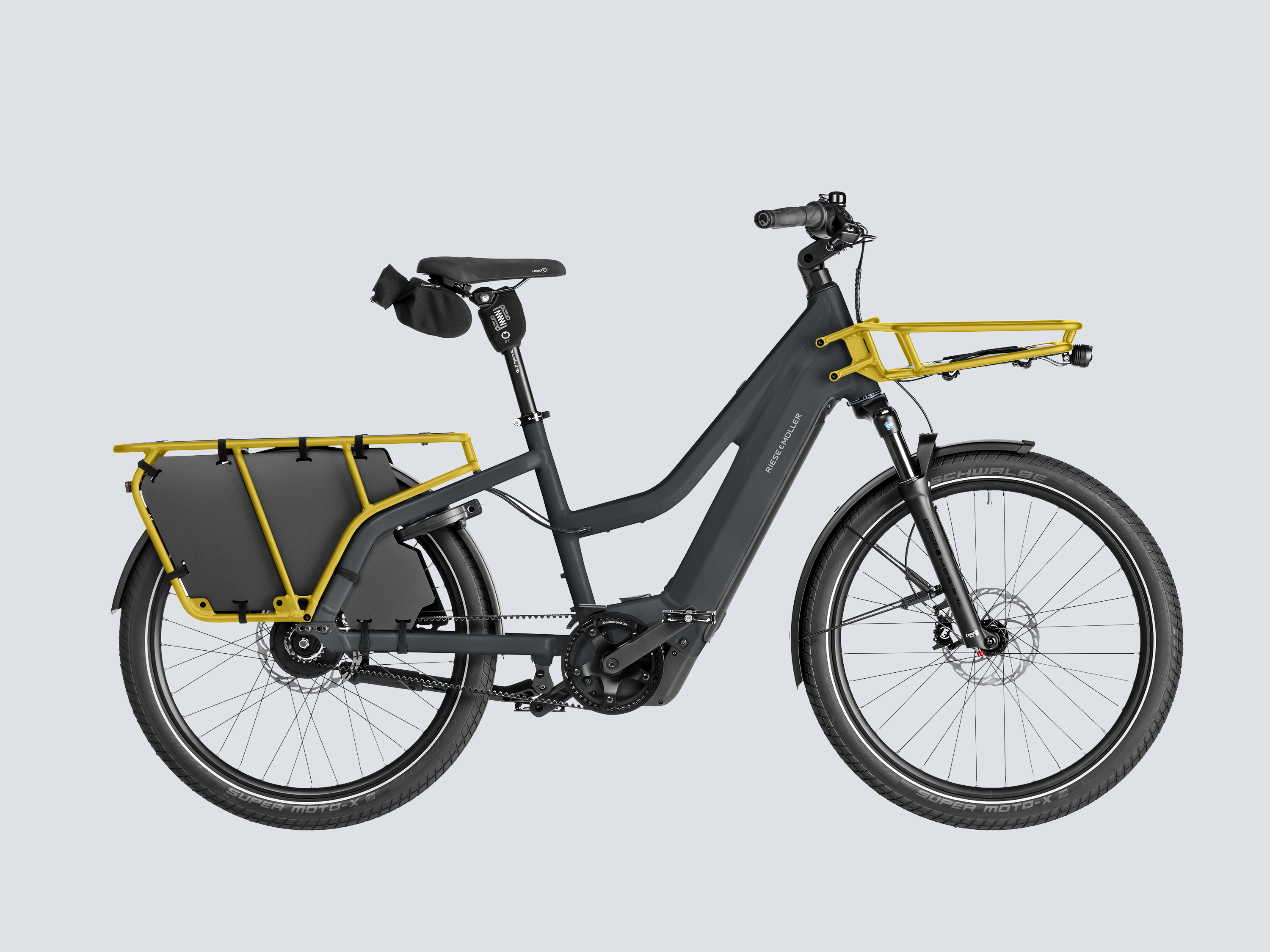 Riese & Müller Multicharger3 Mixte Vario - Utility Grey/Curry Matt / 47 cm (160-180 cm)