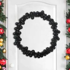 Julkulagirland Svart 186 cm Polystyren