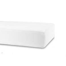 Stræklagen 60x120 cm - Hvid - Bomulds faconlagen til babymadras