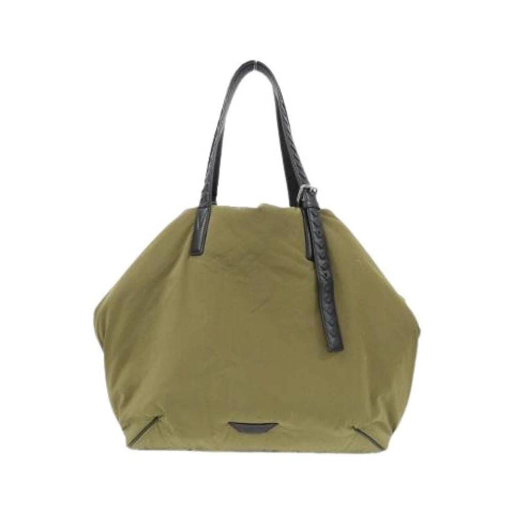Bottega Veneta Vintage Pre-owned Light Paper Nylon Taske - Vintage - Dame - Grøn - ONE SIZE - Nylon