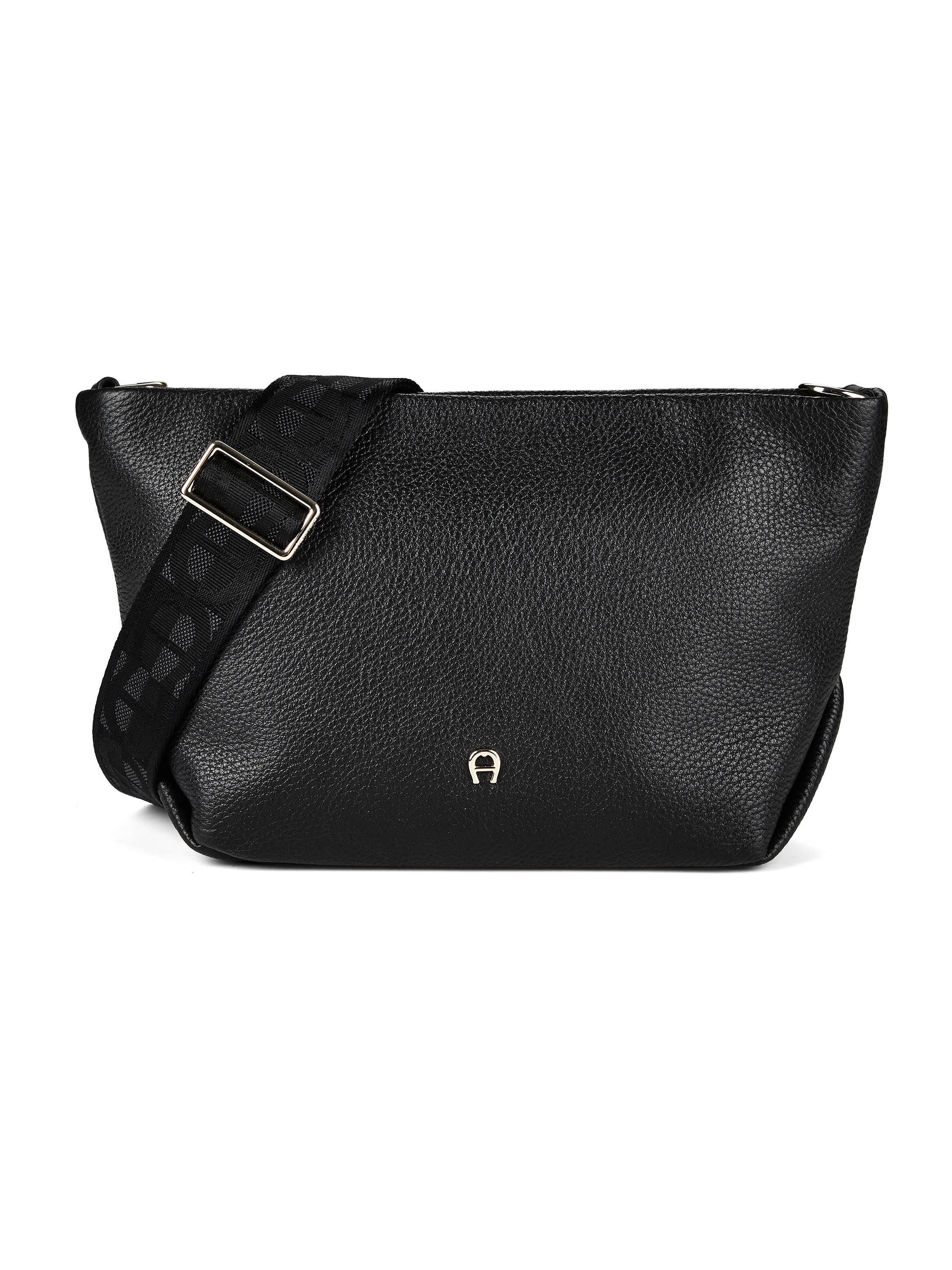AIGNER Paola Crossbody taske Læder 26.5 cm  Sort