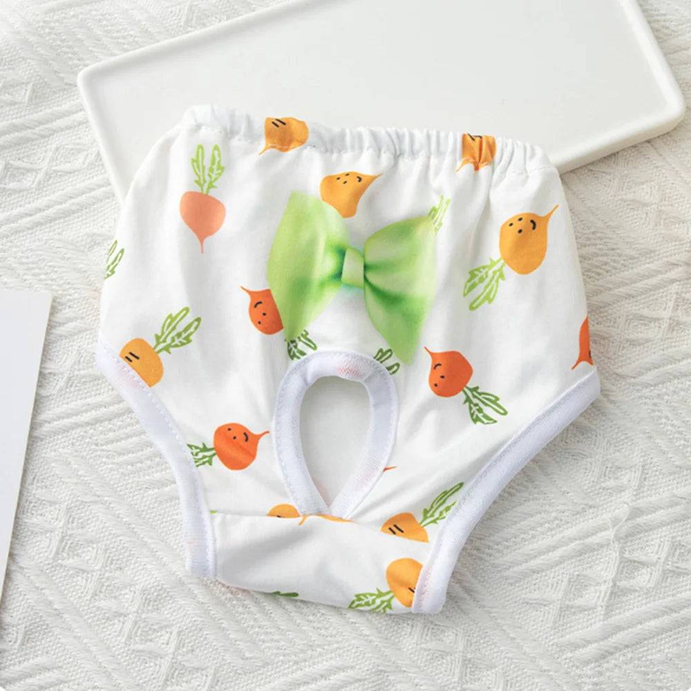 Washable Physiological Pants for Female Dogs & Cats - Smiling Carrot / XL-suit 4.5-6kg / SPC (XL-suit 4.5-6kg)