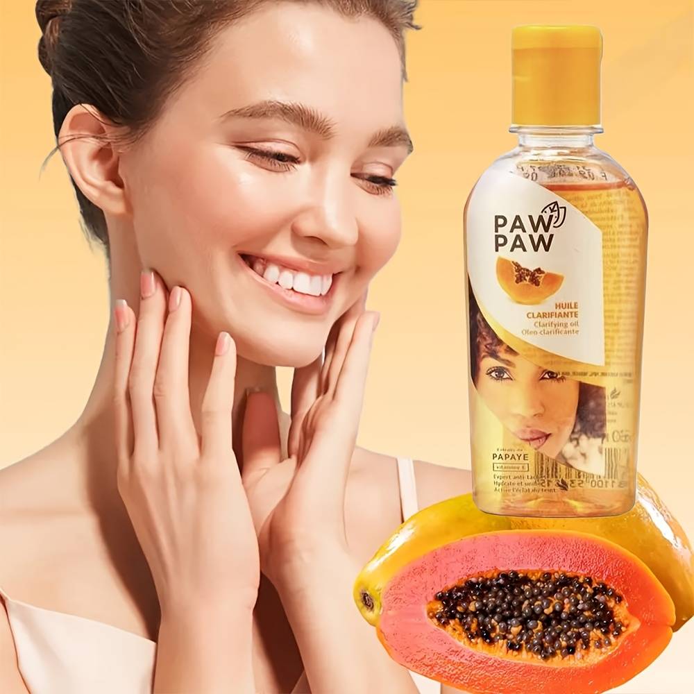 TEMU Papaya Essential Oil For - Non-greasy Fast-absorbing Facial & Body Oil Suitable For Types, Skin Care, Gentle For & Dry Skin, &, Papaya Oil