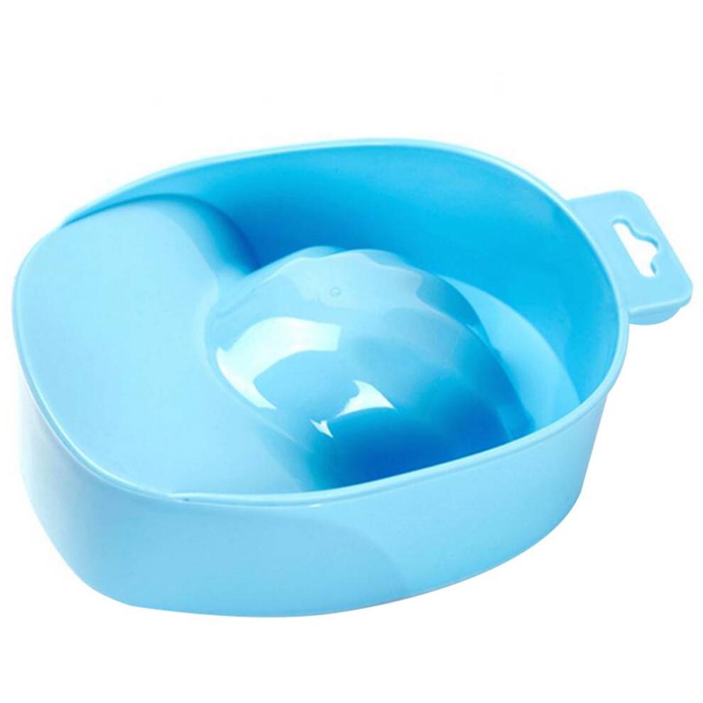 Akryl neglefjerner skål neglespa sæt, økonomisk design, knækkende neglebadsbakke, ergonomisk form til fjernelse af gelpulver i hjemmesalonen (2