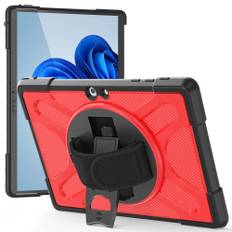 Microsoft Surface Go/Go 2/Go 3 - Heavy Duty Hybrid cover med Kickstand - Rød