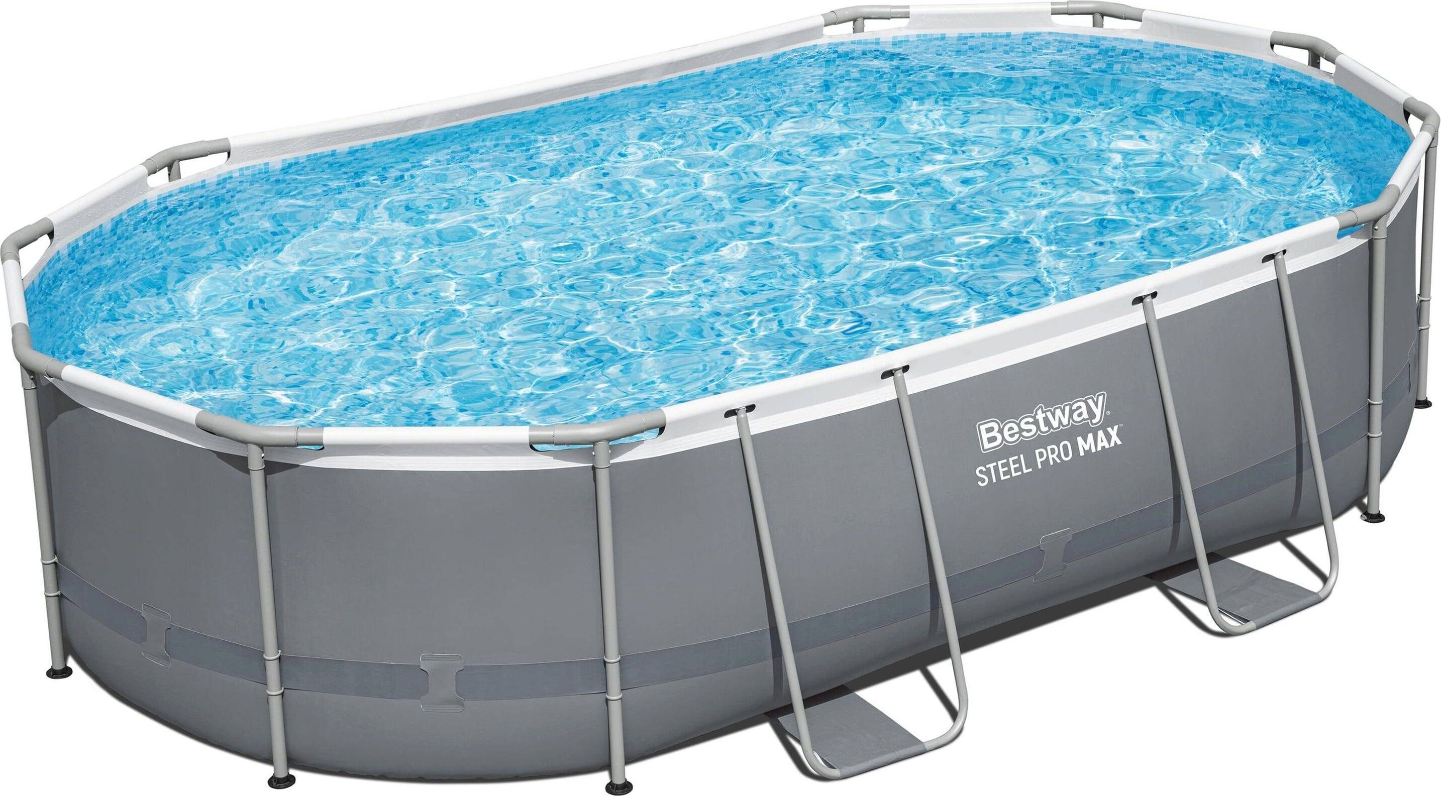 Frame Pool Oval Steel Pro MAX™ 488 x 305 x 107 cm inkl. Filterpumpe