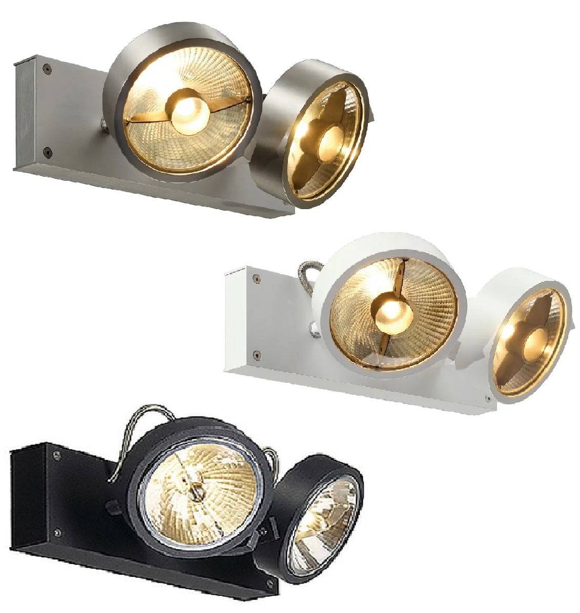 Kalu 2 væg/loftlampe SLV - Aluminium