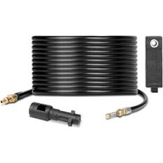 EAWONGEE 15 m/50 FT högtrycksdränering-jetter-tvättslang avloppsrör avloppsvatten-jetter-kit kompatibel med Kärcher K2 K3 K4 K5 K6 K7 och lavor högtryckstvätt