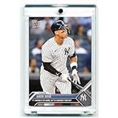 World Trading Cards - MBL - Baseball Chroms - Baseball Letters - Topps & Panini Collection - Magnetiskt fodral och Sleeve Protector - Kort begränsad utgåva 2023 (002_Aaron Judge_#754)