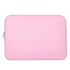 Datorväska färgglad multificka laptopväska rullande tygväska med hjul för kvinnor, Rosa, En storlek