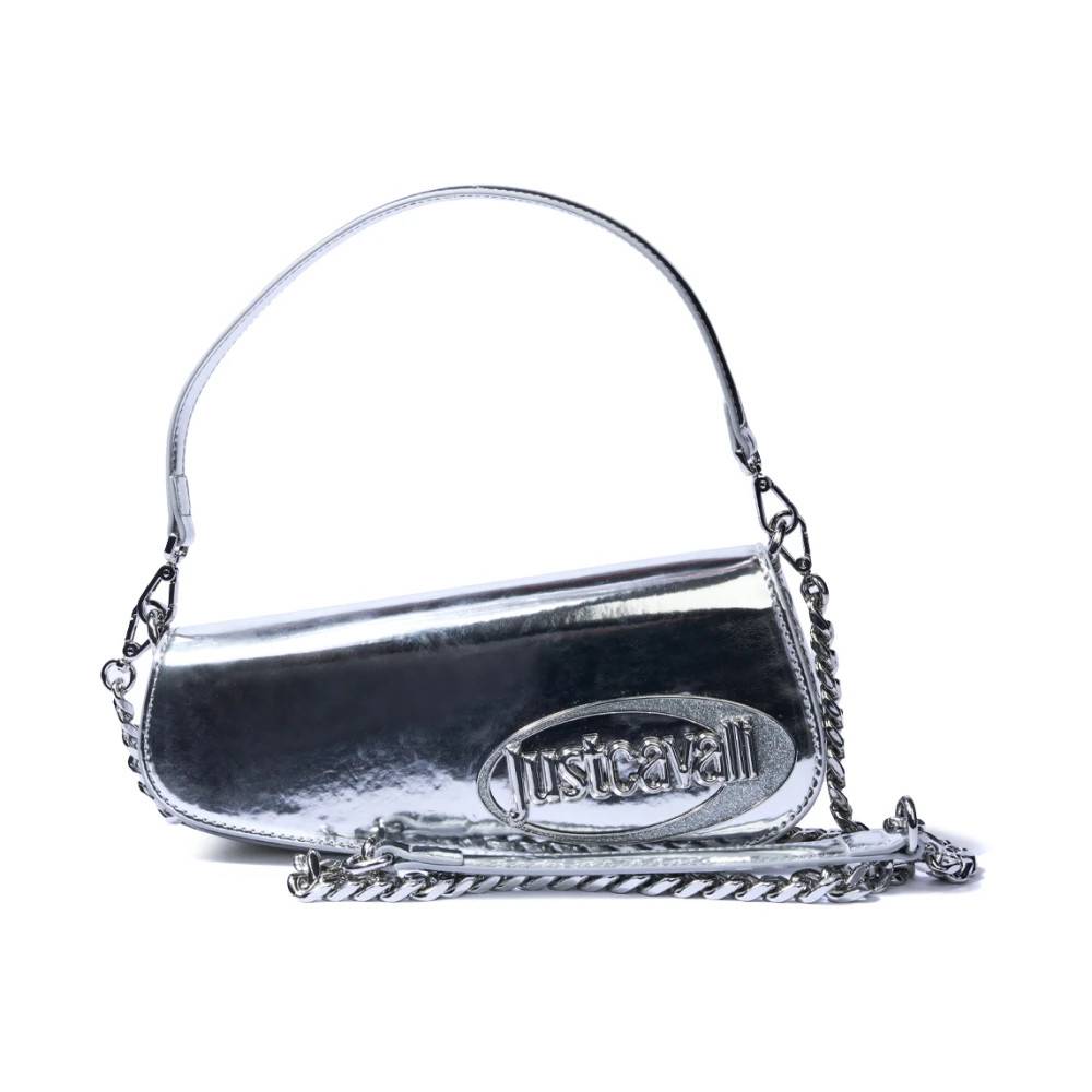 Just Cavalli Party Borsa - Tasker - Dame - Grå - ONE SIZE - Uld