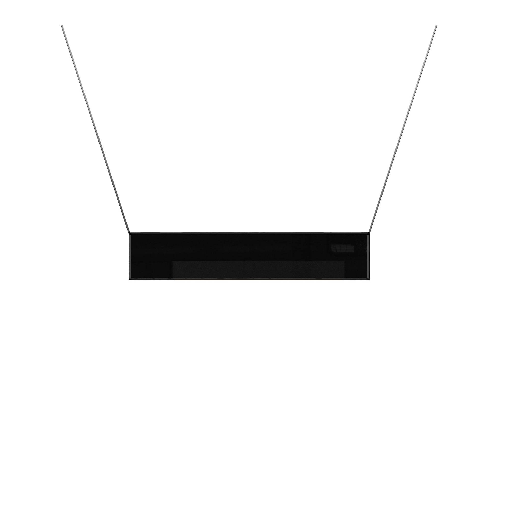 Lambert & Fils - Sainte 01, Glass Body Side A B, Bronze, Black Canopy, Nylon Ribbon Beige - Pendellampor - Rachel Bussin - Brons