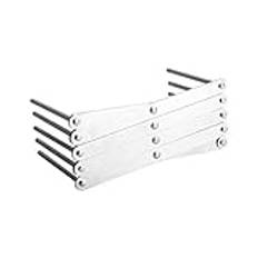 HJHIKJK Diskavlopp Kitchen Organizer Pot Lid Rack Extended Stainless Steel Spoon Plate Holder Shelf Cooking Dish Tray Stand Accessories Storage