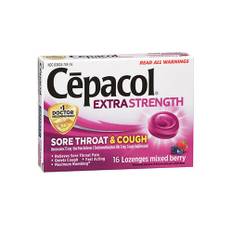 Airborne, Cepacol Maximum Numbing Sore Throat, Mixed Berry 16 each