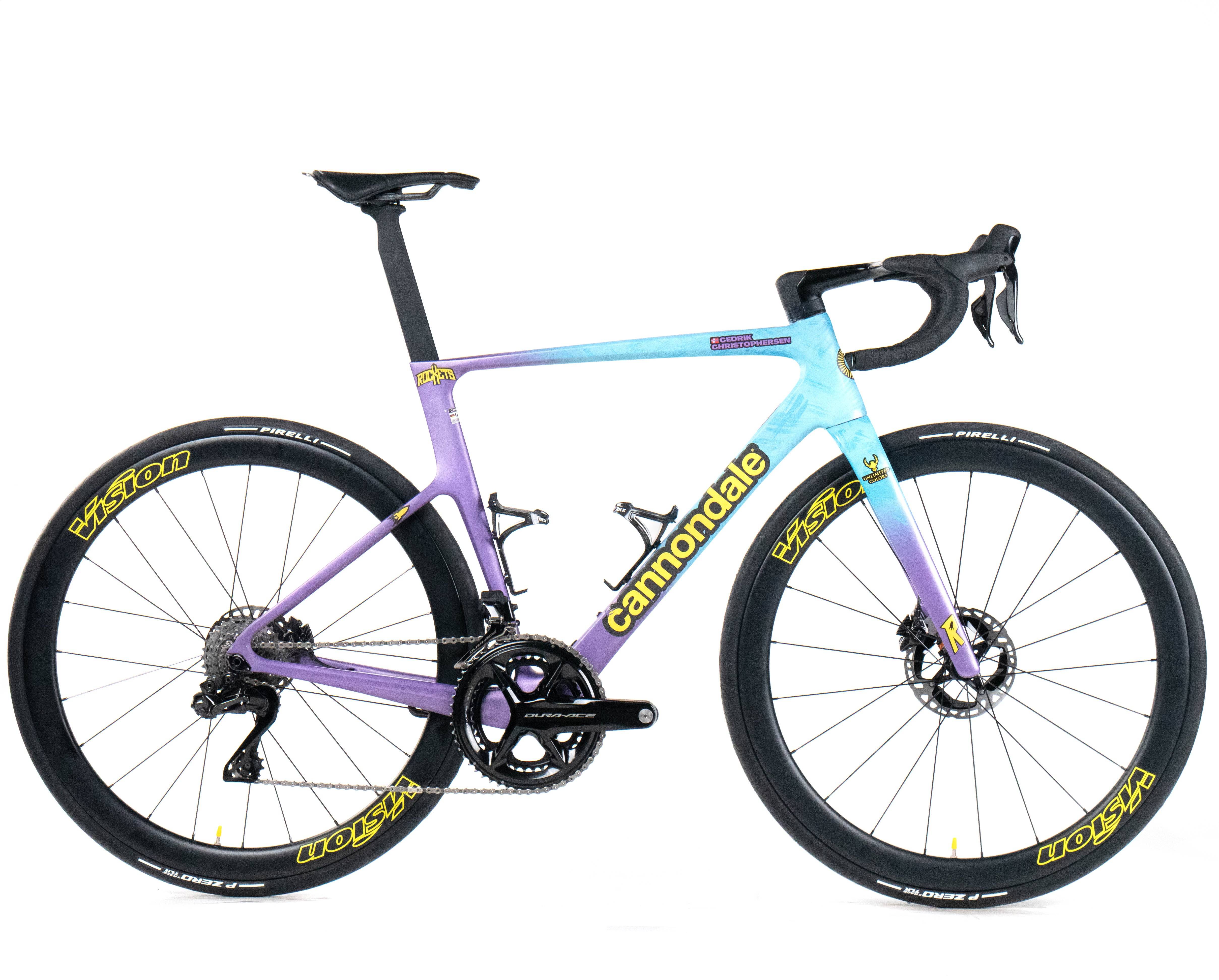 Cannondale Supersix Evo 2025 Team Unibet Tietema Rockets size 54 Cedric Christophersen Shimano Dura-Ace Di2 2x12sp - Bikeroom / 54 / team unibet tietema rockets (54)