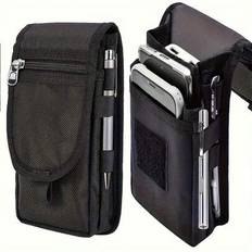Men&#39;s Durable Oxford Waist Bag Cell Phone Bag - Small And Safe For Outdoor Activities, Sports And Travel, Easy To Carry Design, Black, Safe Travel Bag - Multicolor - one-size