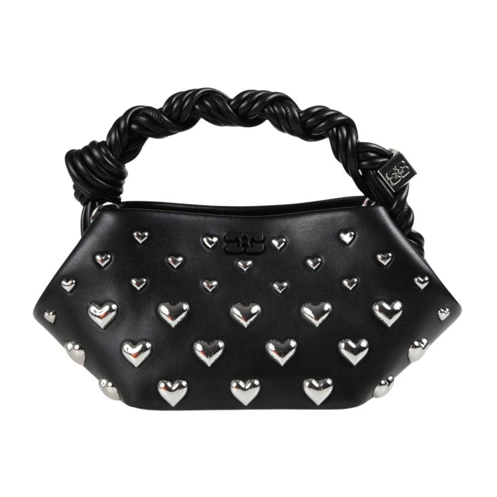 Ganni Mini Bou Taske - Tasker - Dame - Sort - ONE SIZE - Bomuld