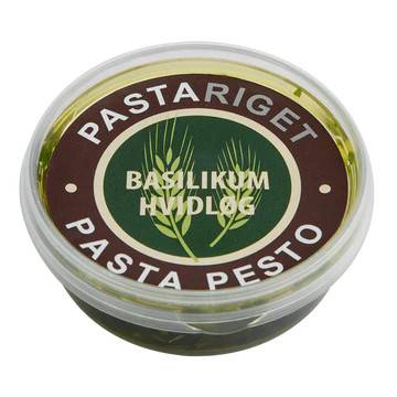Pastariget, Basilikum hvidløg pesto.
