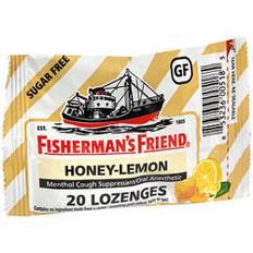 Fisherman's Friend, Fisherman's Friend Menthol Cough Suppressant - Oral Anesthetic Honey-Lemon Lozenges, 20 Each