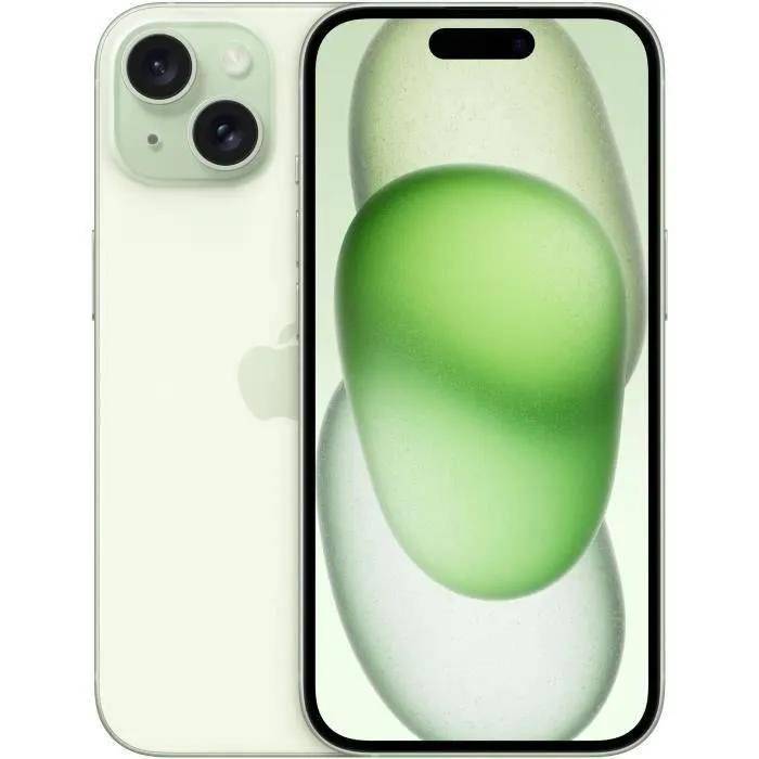 Renoverad Apple iPhone 15, 128GB, 5G, 99% skick, Dubbla SIM 6/128GB grön