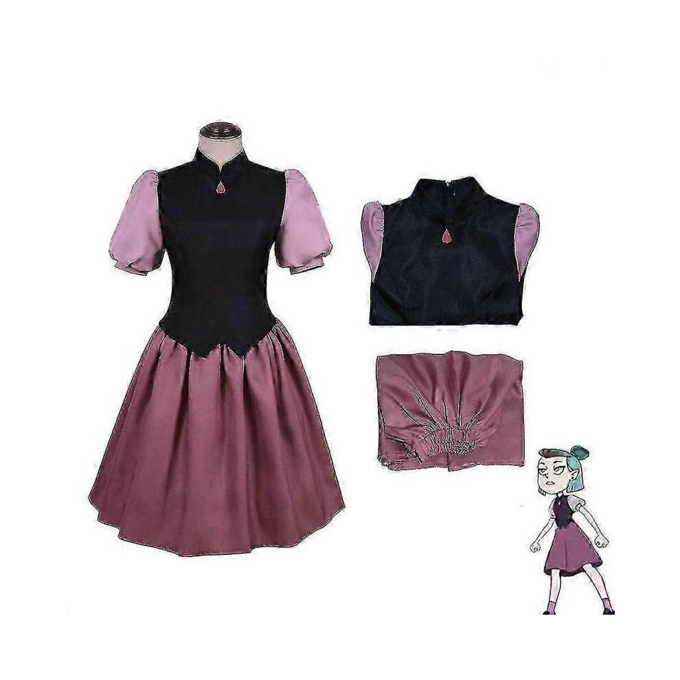 (Edalyn skirt, unisex) 2025 Anime Owl Magic Club Cos Costume Ruth Nosy School Uniform Amity Cosplay Costume Edalyn Skirt high quality MTS