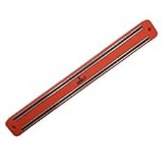 SiliSlick Magnetic Knife Rack Wall Strip | 12" / 30.5cm Magnet Tool Holder | (1 Red)